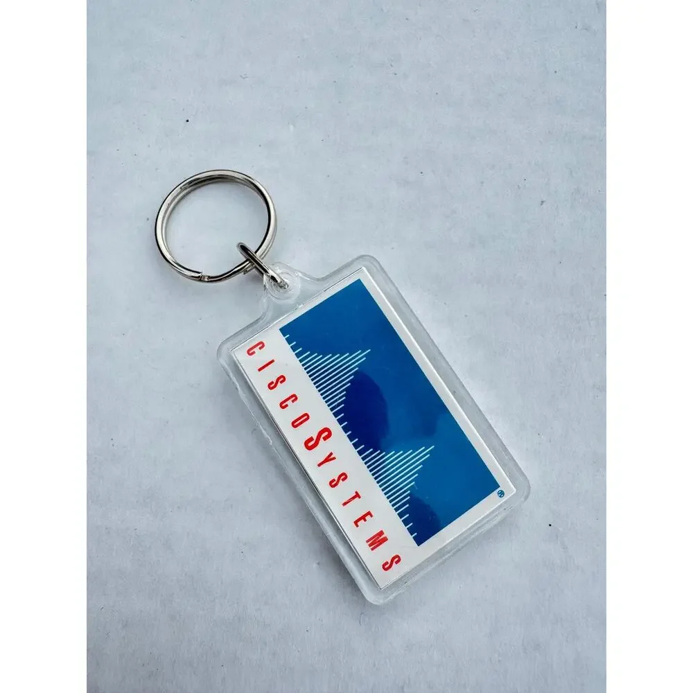 vintage Cisco systems keychain